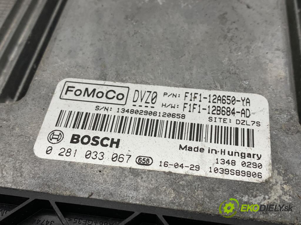 FORD FOCUS III Kombi 2016 88 kW 1.5 TDCi 1499 riadiaca jednotka Motor 0281033067 (Riadiaca jednotka)
