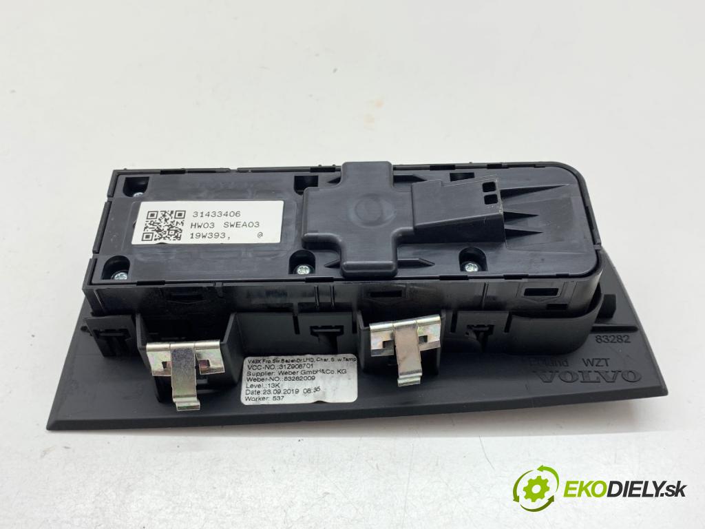 VOLVO S60 III sedan 2020 140 kW T4 1969 Prepínač okien 31433406 (Prepínacie páčky pod volantom)