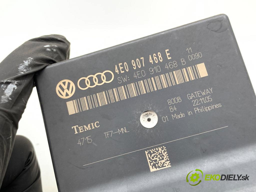 AUDI A8 D3 sedan 2005 191 kW 3.2 FSI 3123 Modul GATEWAY 4E0907468E