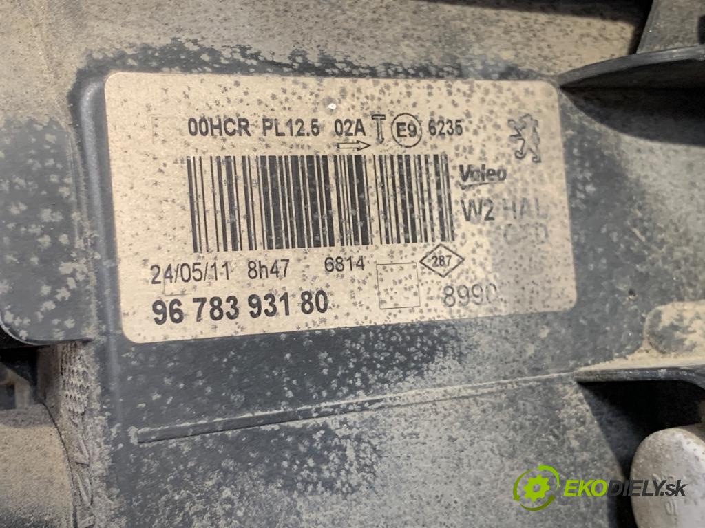 PEUGEOT 508 SW I Kombi 2011 115 kW 1.6 THP 1598 Svetlomet ľavy predný 9678393180