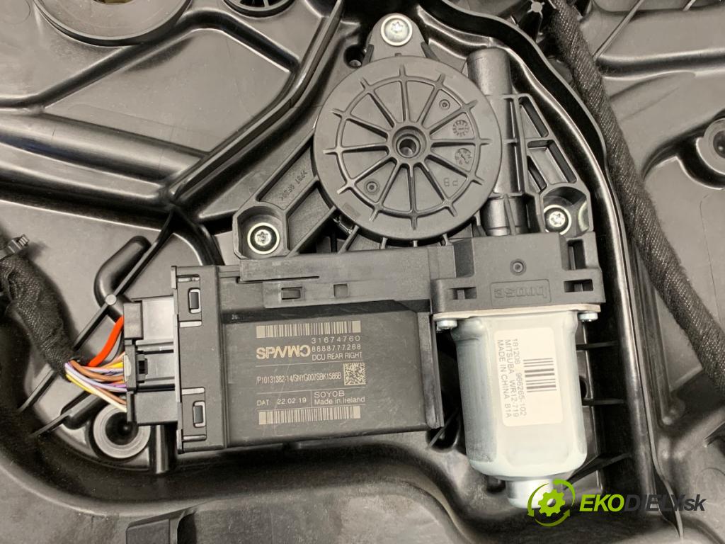 VOLVO V60 II Kombi 2019 140 kW D4 1969 Mechanizmus okna pravy zad 31674760