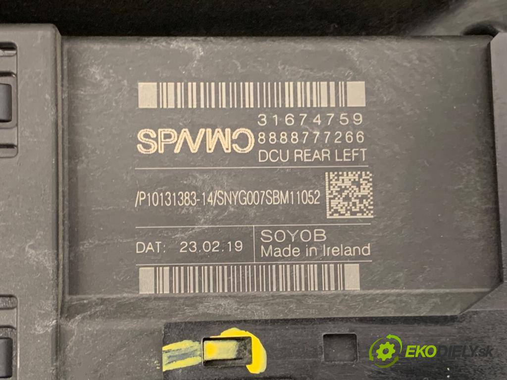VOLVO V60 II Kombi 2019 140 kW D4 1969 Mechanizmus okna ľavy zad 31674759