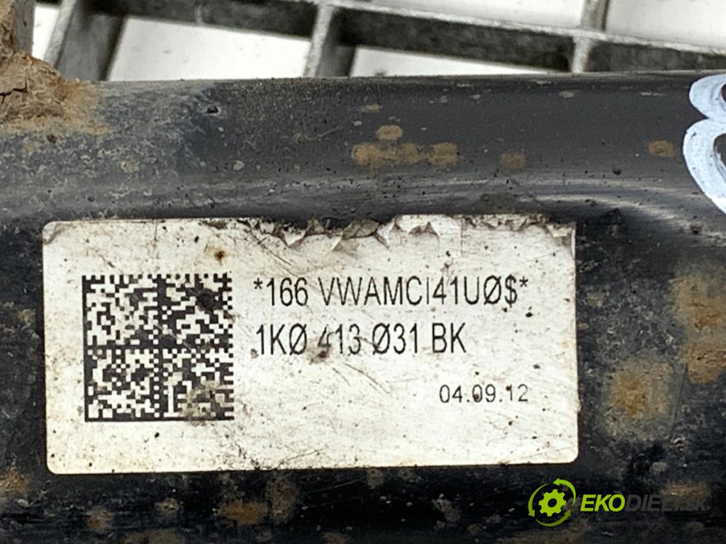 SKODA YETI SUV 2012 90 kW 1.4 TSI 1390 tlumič pravý přední část 1K0413031BK