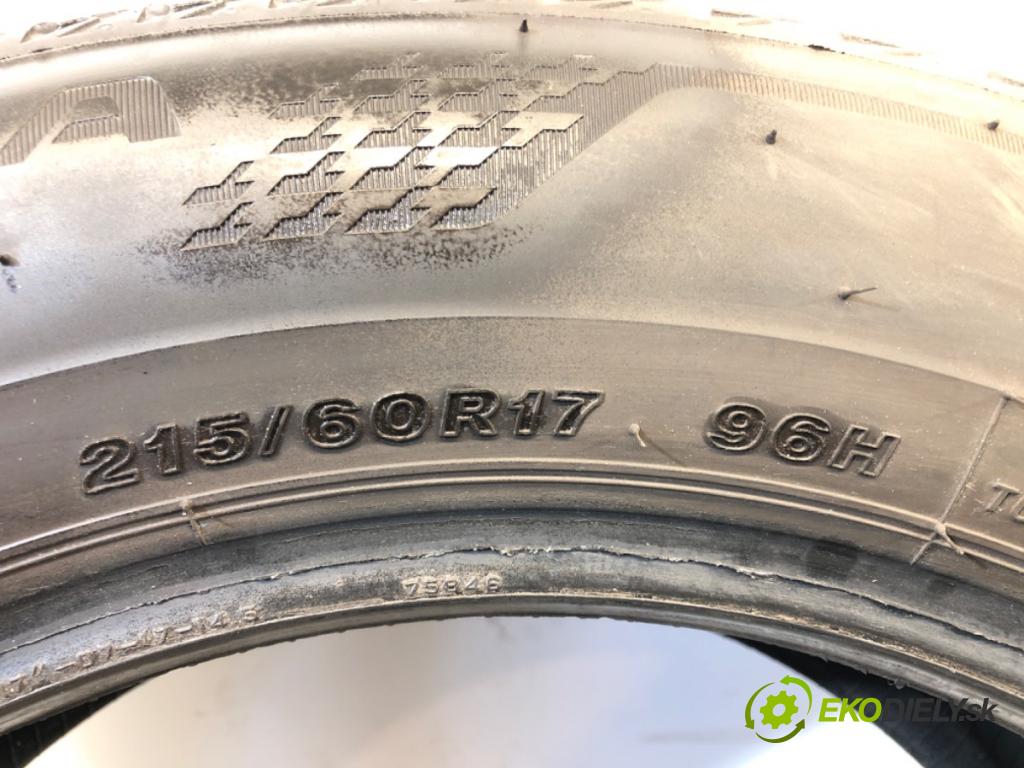 --- --- PNEUMATIKY: 2X 215/60 17" BRIDGESTONE