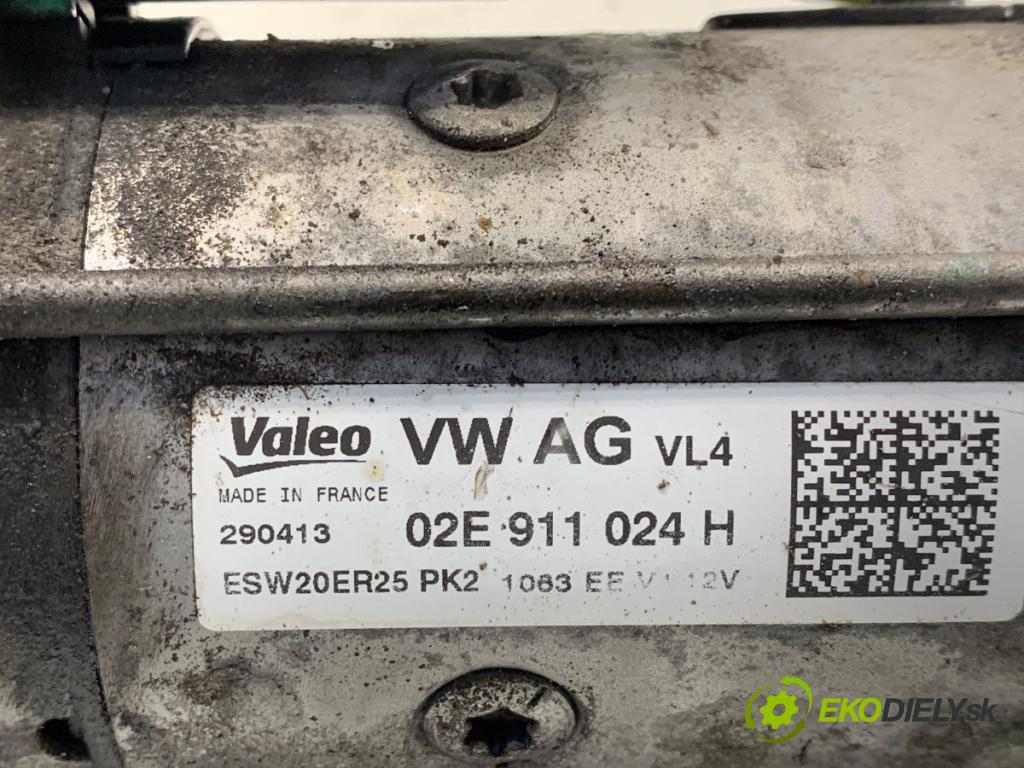 VW SHARAN nadwozie wielkoprzestrzenne (MPV) 2013 130 kW 2.0 TDI 1968 startér 02E911024H (Startér)