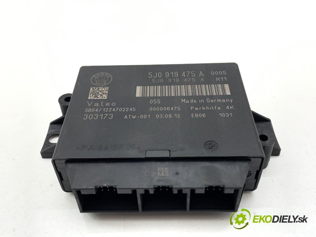 SKODA YETI SUV 2012 90 kW 1.4 TSI 1390 modul PDC 5J0919475A (Řídící jednotka ostatní)