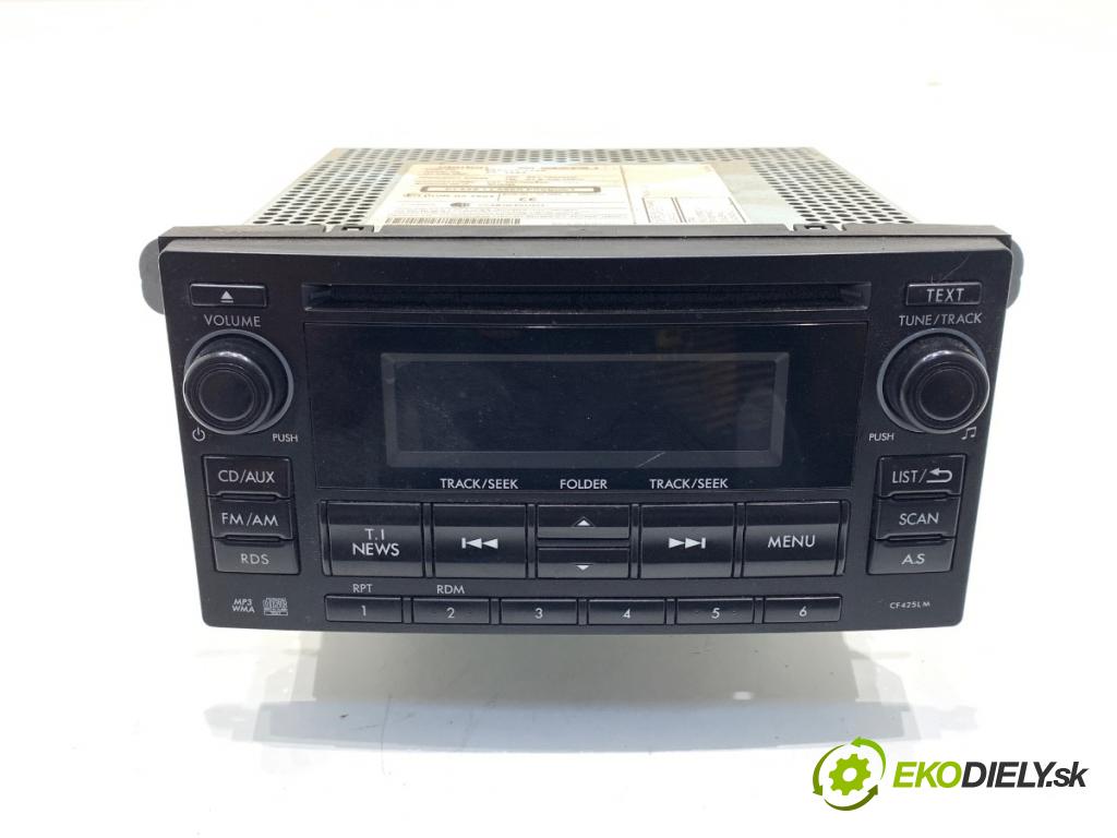 SUBARU FORESTER III SUV 2012 108 kW 2.0 D AWD (SJD) 1998 RADIO 86201SG420 (Audio zariadenie)