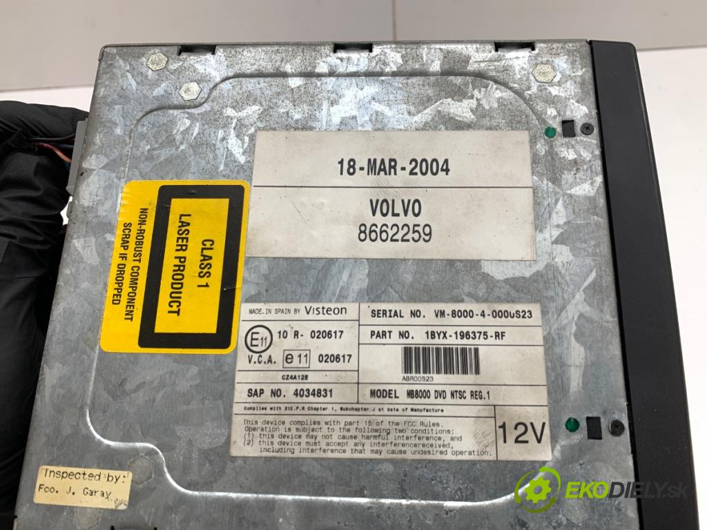 VOLVO XC90 I SUV 2005 200 kW T6 AWD 2922 měnič CD 8662259 (CD měnič)
