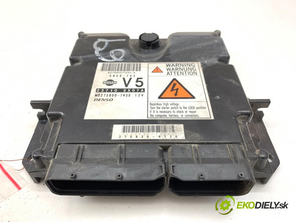 NISSAN PATHFINDER R51 SUV 2007 120 kW 2.5 dCi 4WD 2488 riadiaca jednotka Motor 237103X07A (Riadiaca jednotka)
