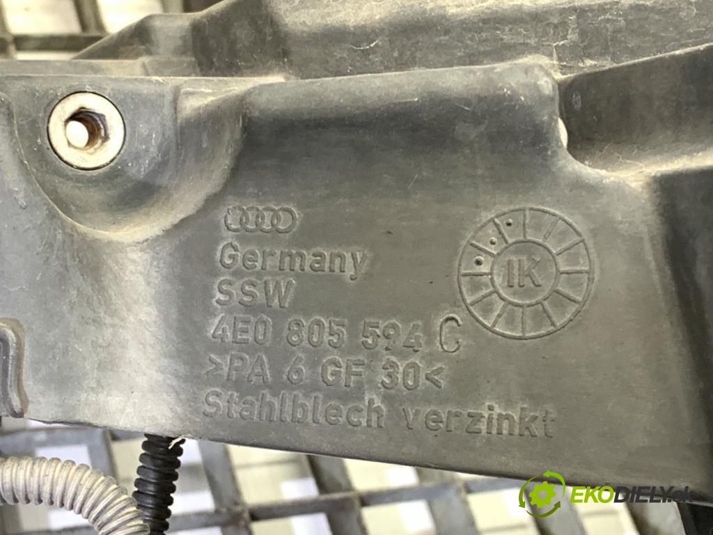 AUDI A8 D3 sedan 2005 191 kW 3.2 FSI 3123 Držiak predný 4E0805594G (Výstuha predná)