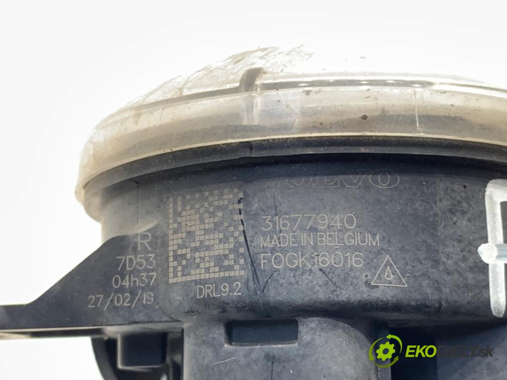 VOLVO V60 II Kombi 2019 140 kW D4 1969 Hmlové svetlo, hmlovka pravy predný 31677940