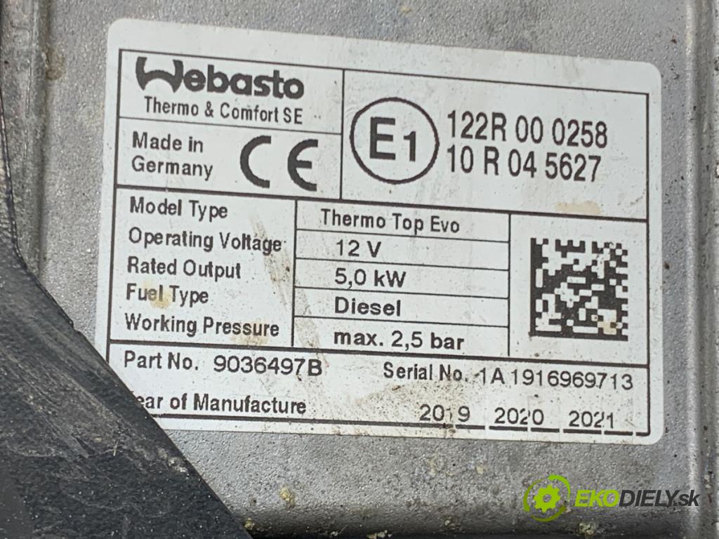 VOLVO V60 II Kombi 2019 140 kW D4 1969 Webasto THERMO TOP EVO