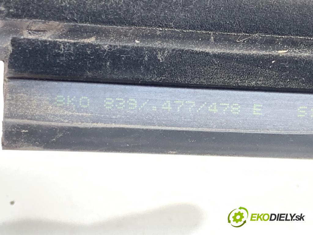 AUDI A4 B8 sedan 2008 118 kW 1.8 TFSI 1798 Lišta Sbírání: zad ľavy 8K0839477