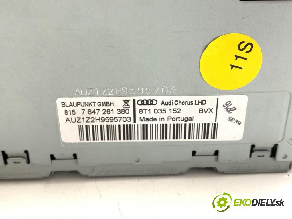 AUDI A4 B8 sedan 2008 118 kW 1.8 TFSI 1798 RADIO 8T1035152 (Audio zařízení)