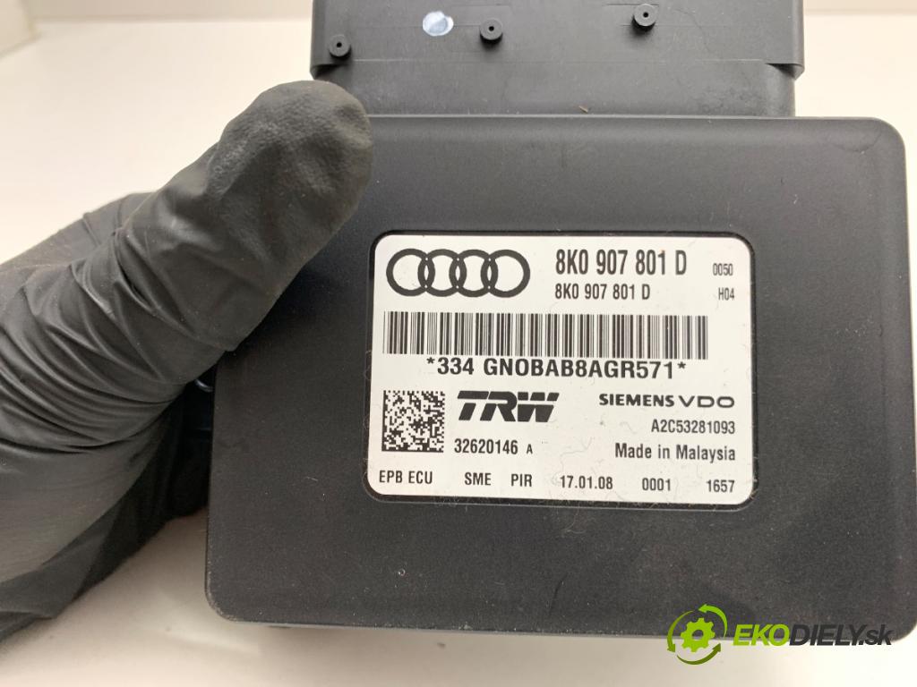AUDI A4 B8 sedan 2008 118 kW 1.8 TFSI 1798 Modul brzdy ručnej brzdy 8K0907801D
