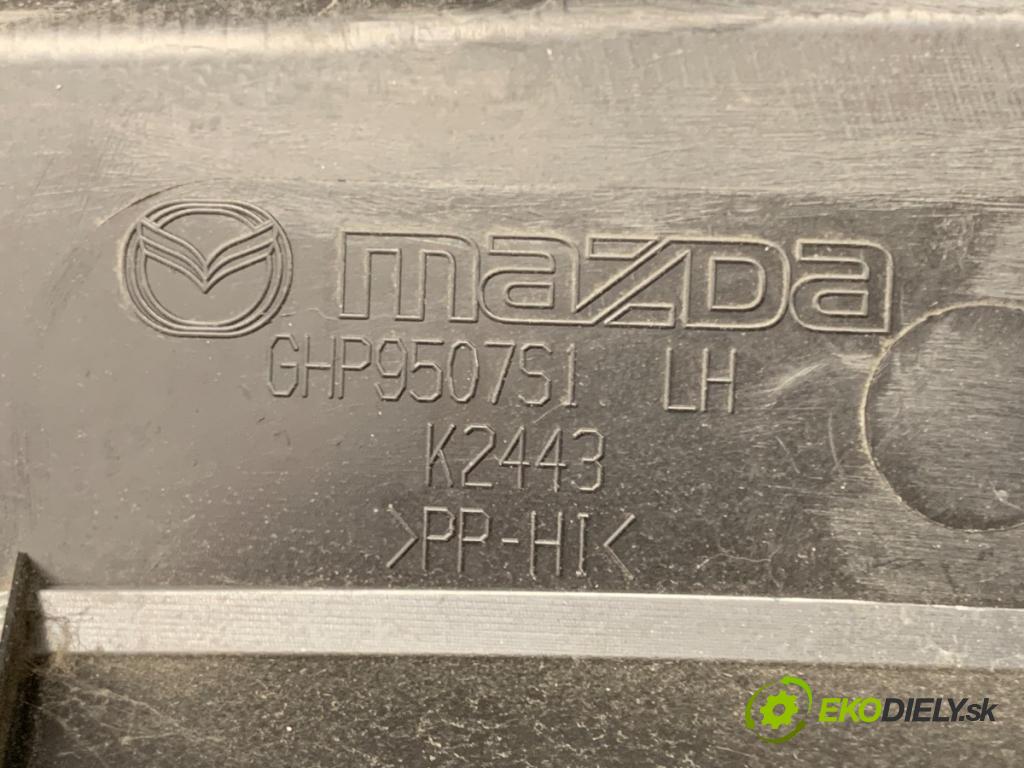 MAZDA 6 GJ sedan 2014 141 kW 2.5 (GJ5FP) 2488 Torpédo, plast pod čelné okno GHP9507S1 (Torpédo (plast pod čelným sklom))
