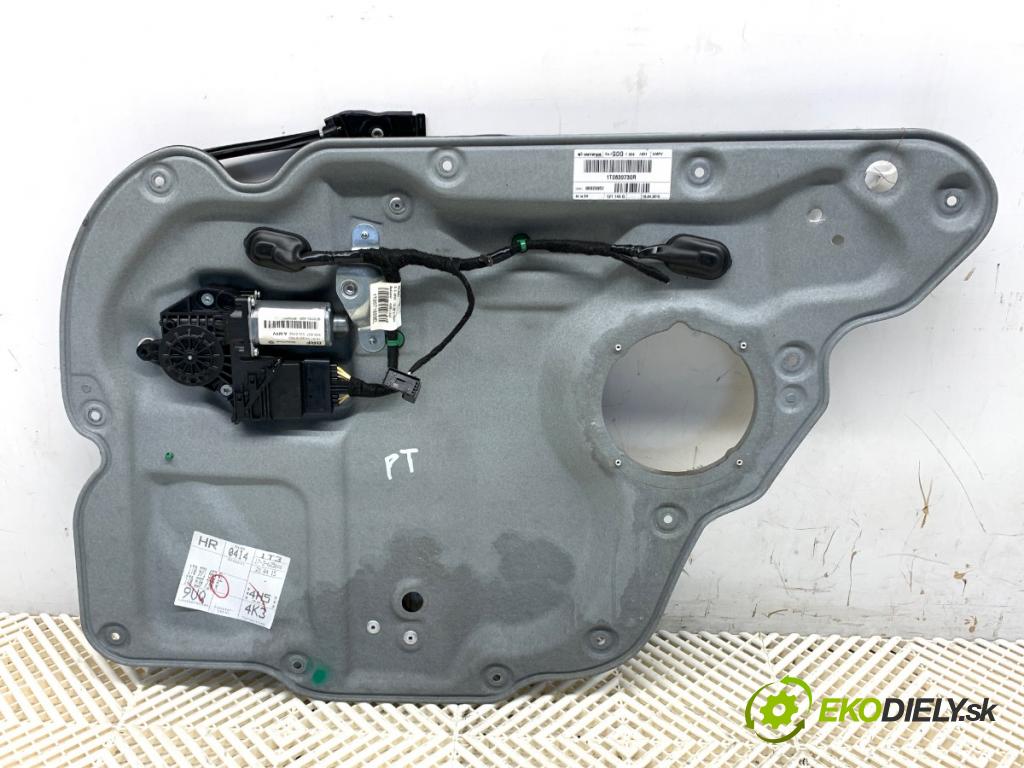 VW TOURAN nadwozie wielkoprzestrzenne (MPV) 2015 130 kW 2.0 TDI 1968 Mechanizmus okna pravy zad 5K0959704B