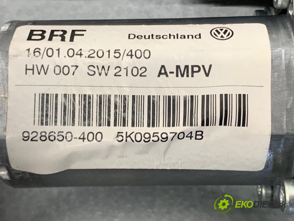VW TOURAN nadwozie wielkoprzestrzenne (MPV) 2015 130 kW 2.0 TDI 1968 Mechanizmus okna pravy zad 5K0959704B
