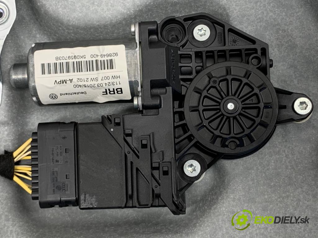 VW TOURAN nadwozie wielkoprzestrzenne (MPV) 2015 130 kW 2.0 TDI 1968 Mechanizmus okna ľavy zad 5K0959703B