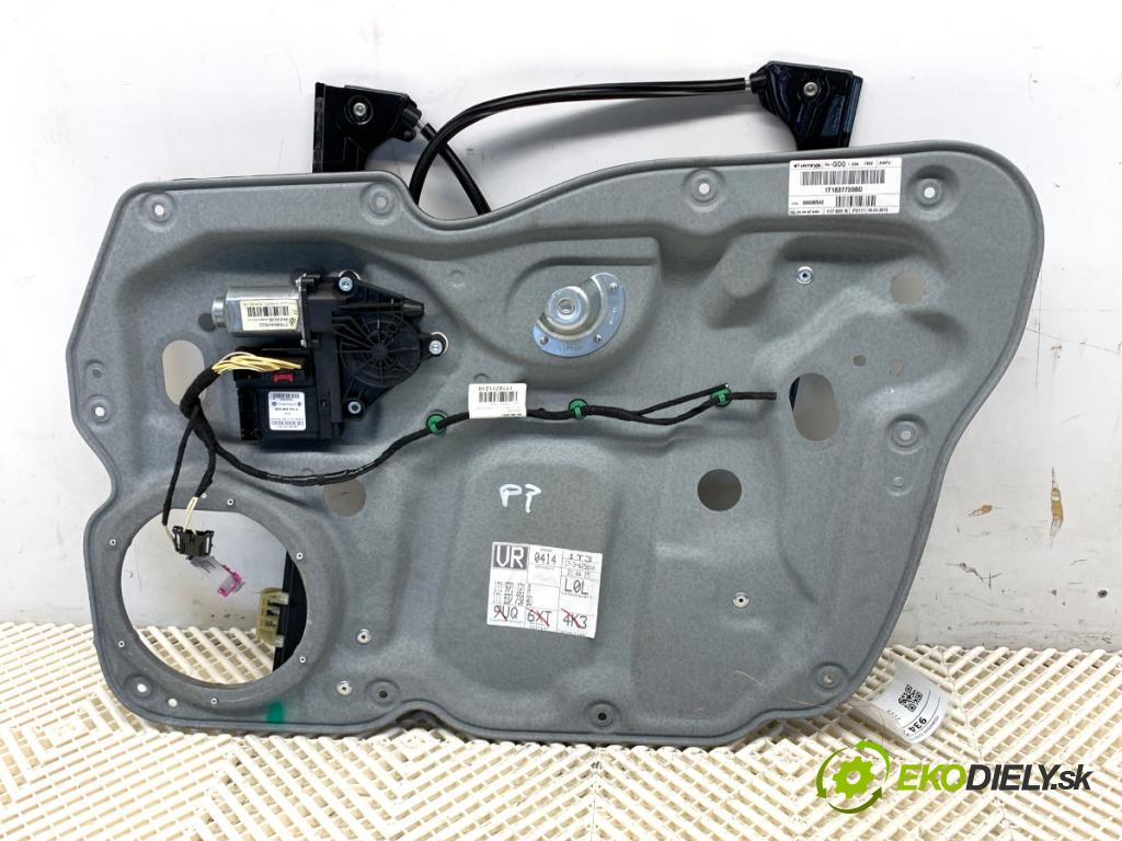 VW TOURAN nadwozie wielkoprzestrzenne (MPV) 2015 130 kW 2.0 TDI 1968 Mechanizmus okna pravy predný 5K0959792A