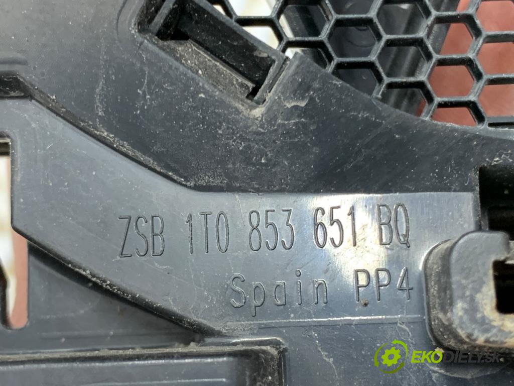 VW TOURAN nadwozie wielkoprzestrzenne (MPV) 2015 130 kW 2.0 TDI 1968 Mriežka maska 1T0853651BQ (Mriežka predná (maska chladiča))