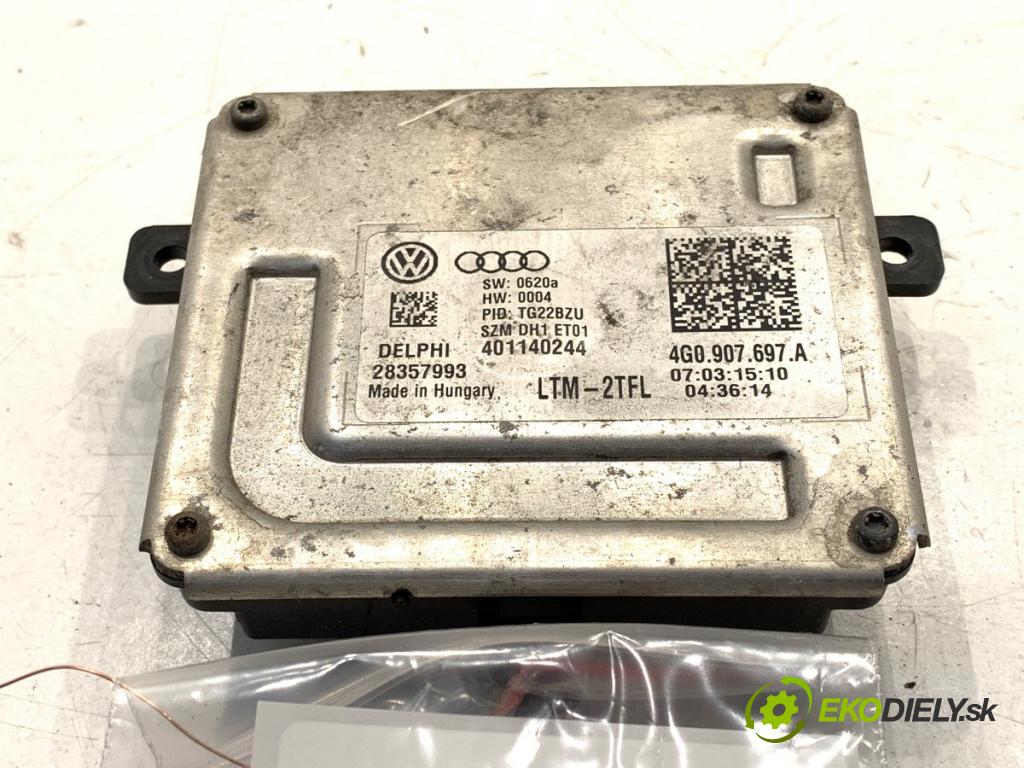 VW TOURAN nadwozie wielkoprzestrzenne (MPV) 2015 130 kW 2.0 TDI 1968 měnič XENON 4G0907697A (Řídící jednotka xenonu)