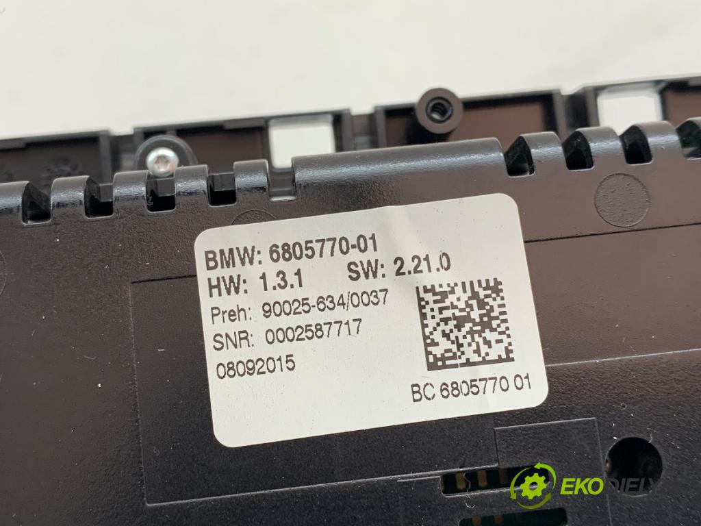 BMW F11 Kombi 2015 230 kW 535 d xDrive 2993 Panel ovládaní topení 6805770 (Páčky pod volantem)