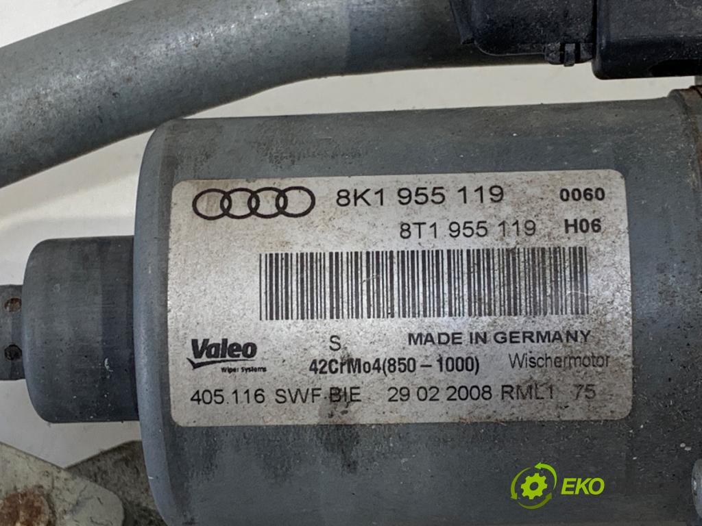 AUDI A4 B8 sedan 2008 118 kW 1.8 TFSI 1798 mechanismus stěračů přední část 8K1955119 (Motorek stěračů přední)