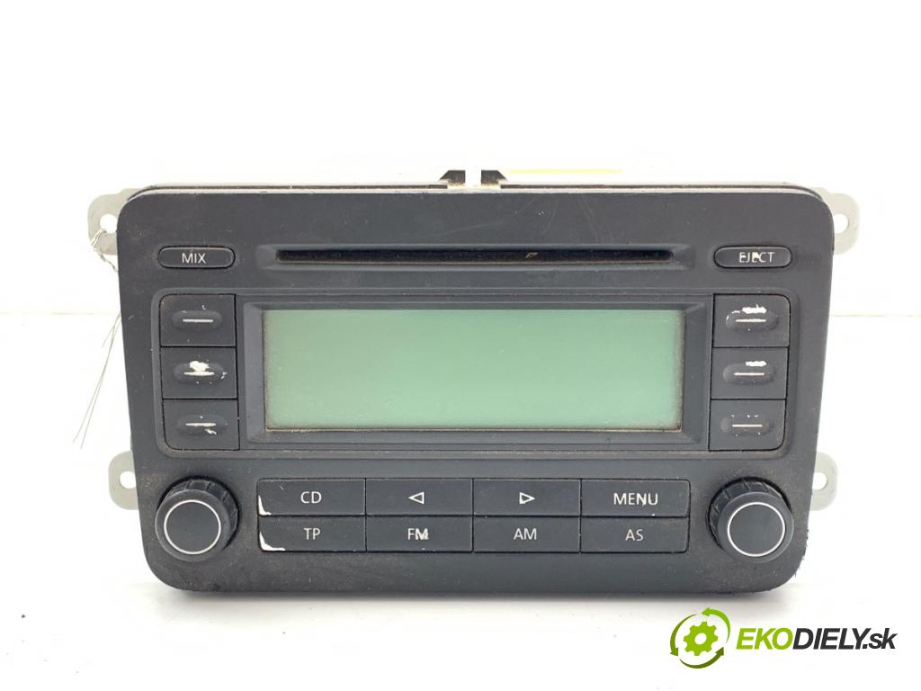 VW TRANSPORTER T5 Autobus 2009 96 kW 2.5 TDI 2461 RADIO 1K0035186J (Audio zařízení)