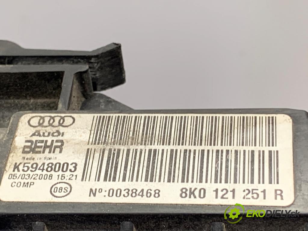 AUDI A4 B8 sedan 2008 118 kW 1.8 TFSI 1798 Chladič vody 8K0121251R (Chladič vody)