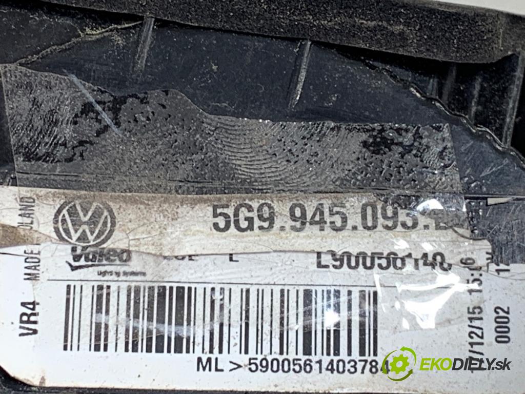 VW GOLF VII Kombi 2016 81 kW 1.6 TDI 1598 světlo levý zadní část vnitřní 5G9945094D