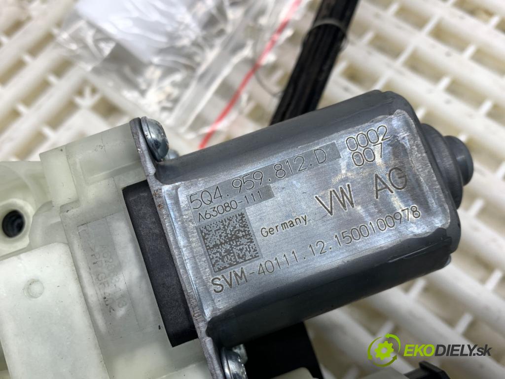 VW GOLF VII Kombi 2016 81 kW 1.6 TDI 1598 mechanismus okna pravý zadní část 5G4839462C