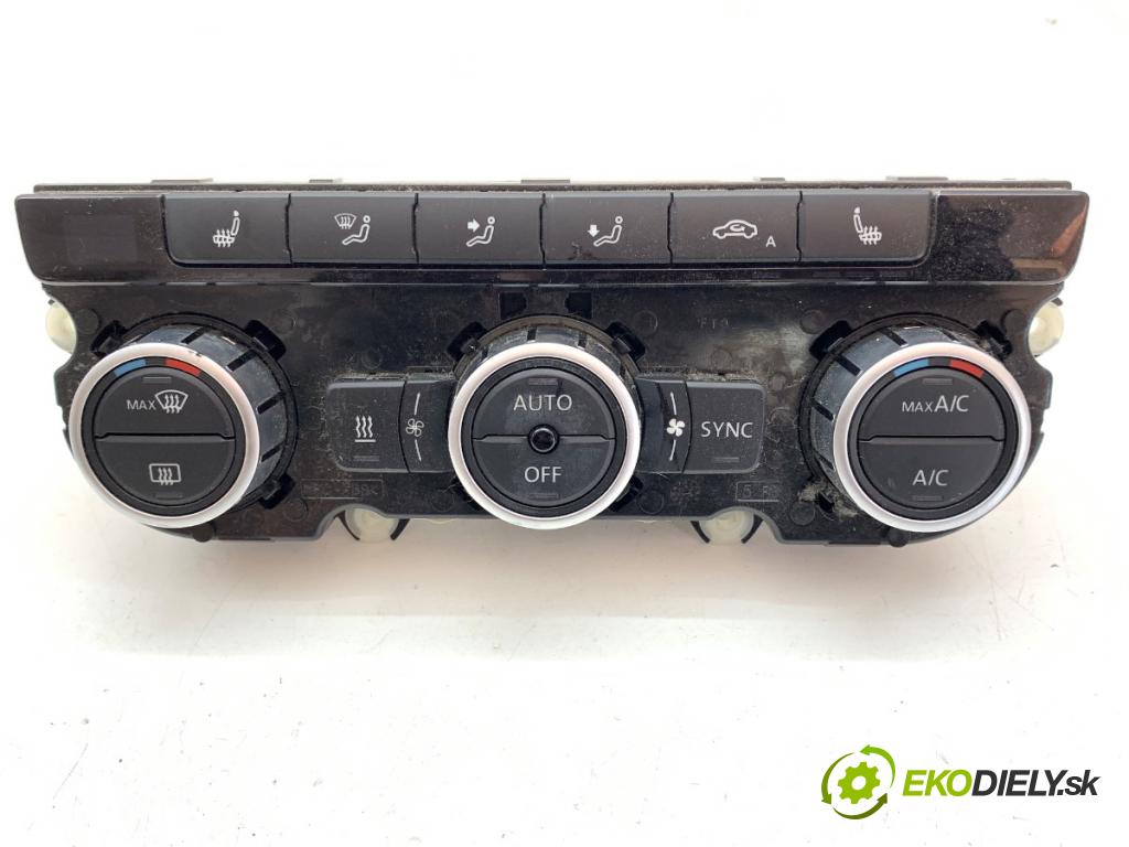 VW TOURAN nadwozie wielkoprzestrzenne (MPV) 2015 130 kW 2.0 TDI 1968 Panel ovládania kúrenia 3AA907044CM (Prepínacie páčky pod volantom)