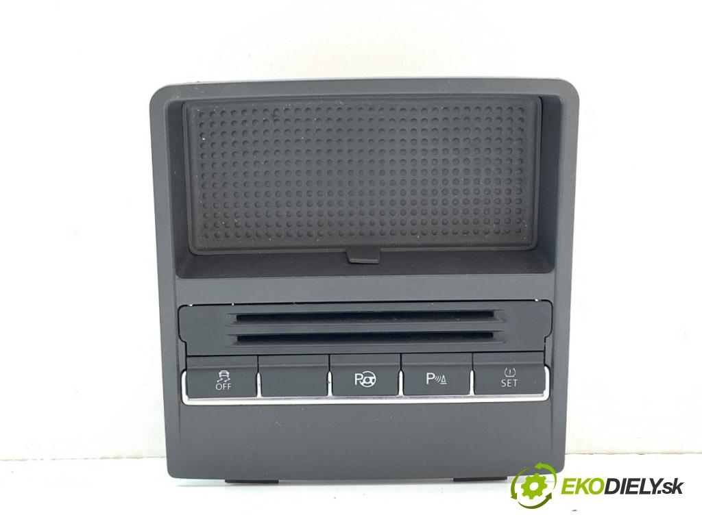 VW TOURAN nadwozie wielkoprzestrzenne (MPV) 2015 130 kW 2.0 TDI 1968 Panel přepínač 1T1857368G