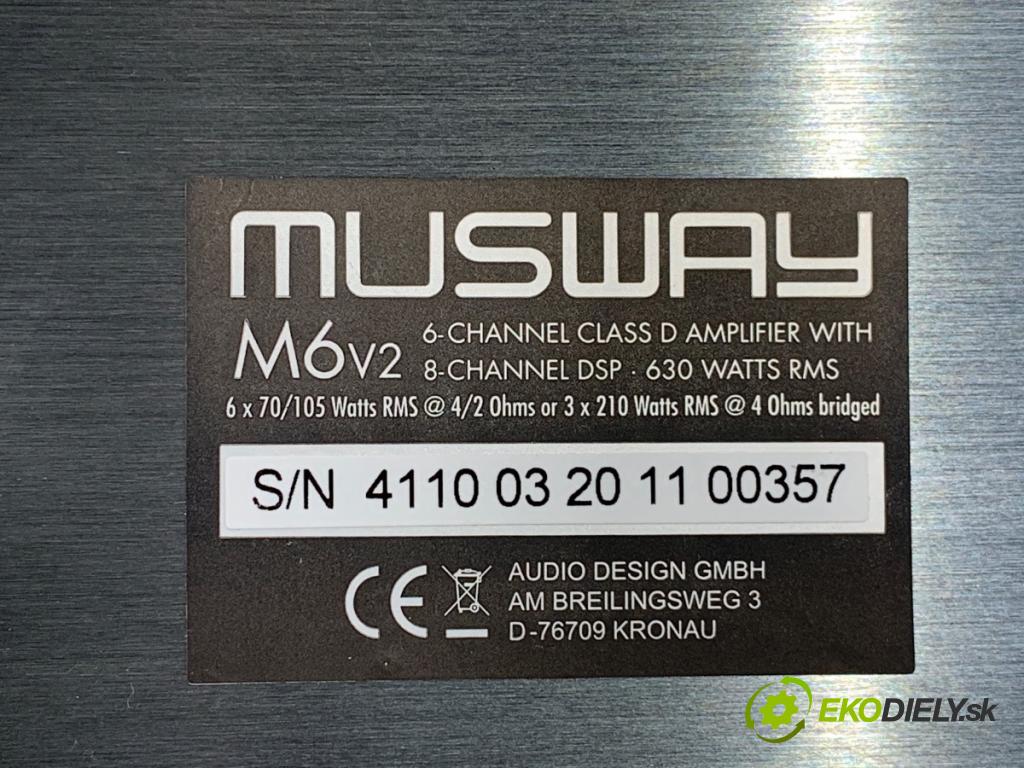 AUDI A4 B8 sedan 2008 118 kW 1.8 TFSI 1798 reproduktory zesilovač kabelaz