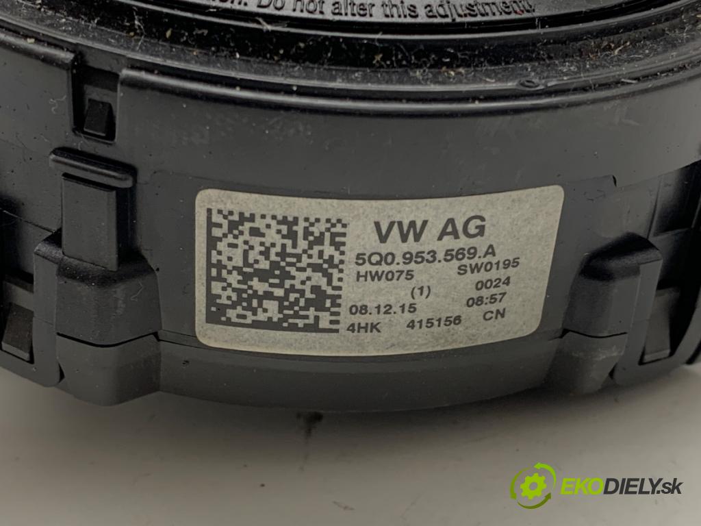 VW GOLF VII Kombi 2016 81 kW 1.6 TDI 1598 kroužek slimák airbag 5Q0953569A (Airbag)