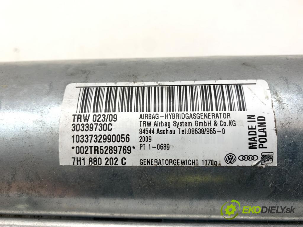 VW TRANSPORTER T5 Autobus 2009 96 kW 2.5 TDI 2461 AirBag spolujazdca 7H1880202C (Airbag)