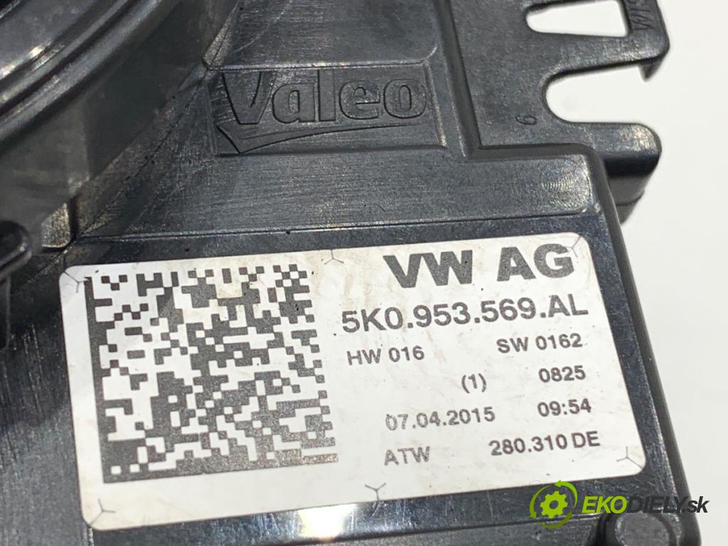 VW TOURAN nadwozie wielkoprzestrzenne (MPV) 2015 130 kW 2.0 TDI 1968 Krúžok, slimák airbag 5K0953569AL (Airbag)