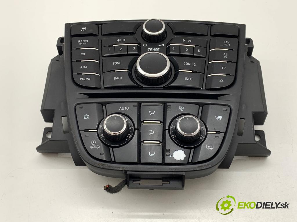 OPEL ASTRA J liftback 2010 81 kW 1.7 CDTI (68) 1686 Panel ovládaní topení 13346050 (Páčky pod volantem)