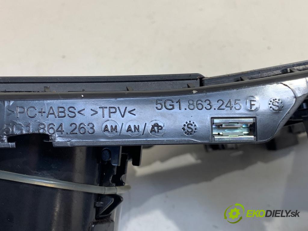 VW GOLF VII Kombi 2016 81 kW 1.6 TDI 1598 držák na nápoje 5G0862531 (Držák nápojů)