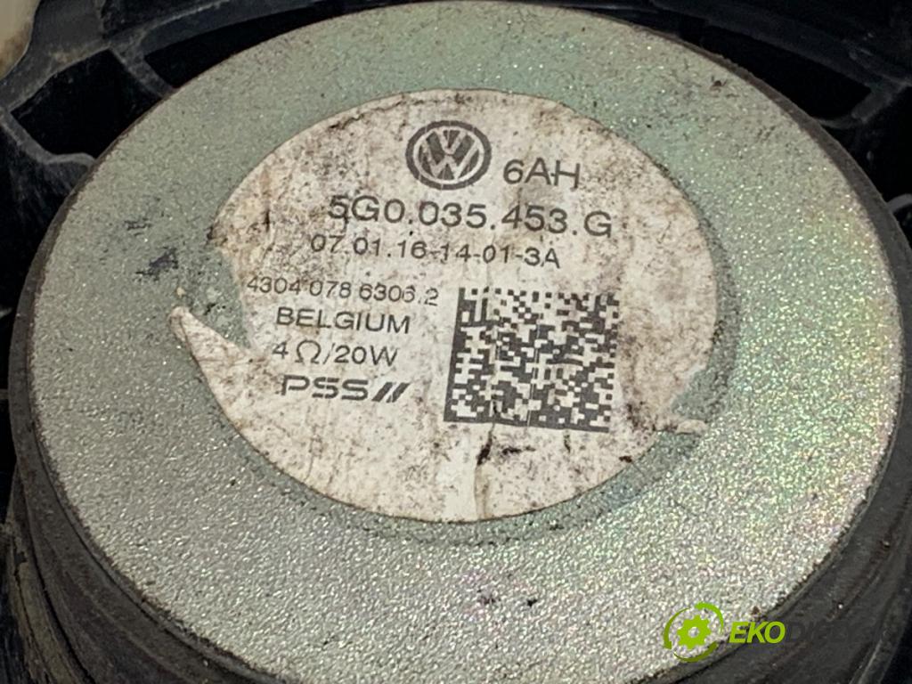 VW GOLF VII Kombi 2016 81 kW 1.6 TDI 1598 reproduktory 5G0035453G