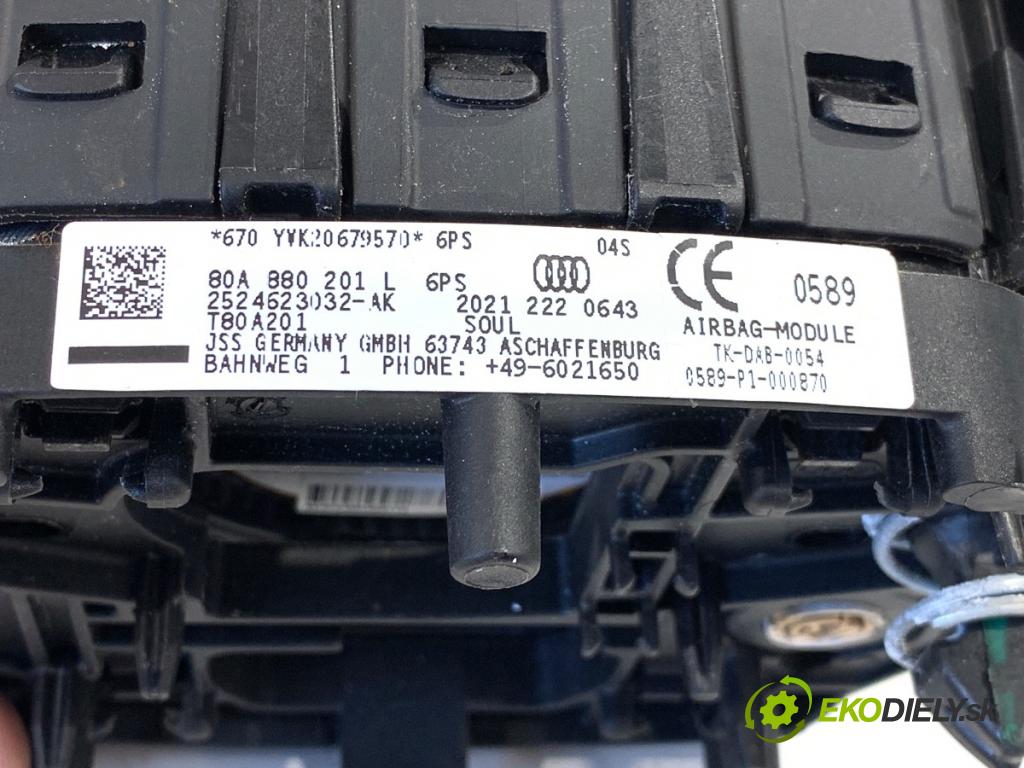 AUDI Q5 FY SUV 2021 195 kW 55 TFSI e quattro 1984 AirBag volantu 80A880201L (Airbag)