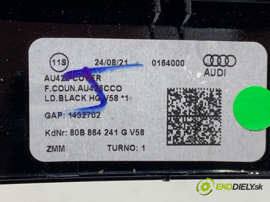 AUDI Q5 FY SUV 2021 195 kW 55 TFSI e quattro 1984 rámeček kryt TUNEL: 80B864241G