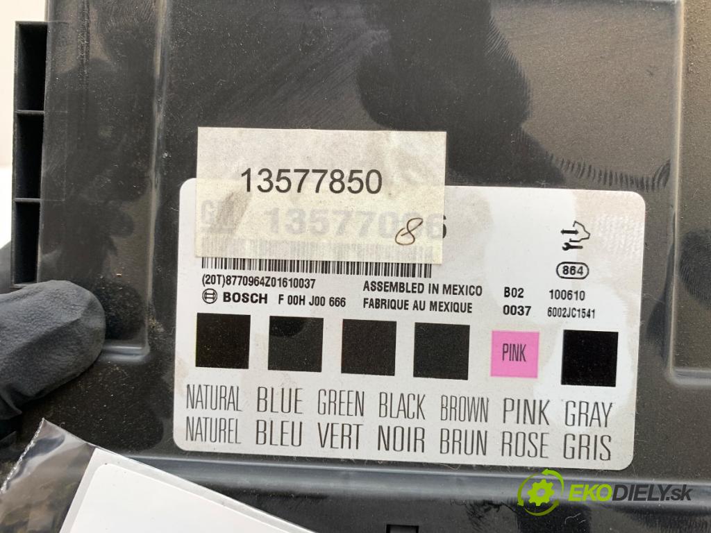 OPEL ASTRA J liftback 2010 81 kW 1.7 CDTI (68) 1686 Modul komfortu 13577850 (Modul komfortu)