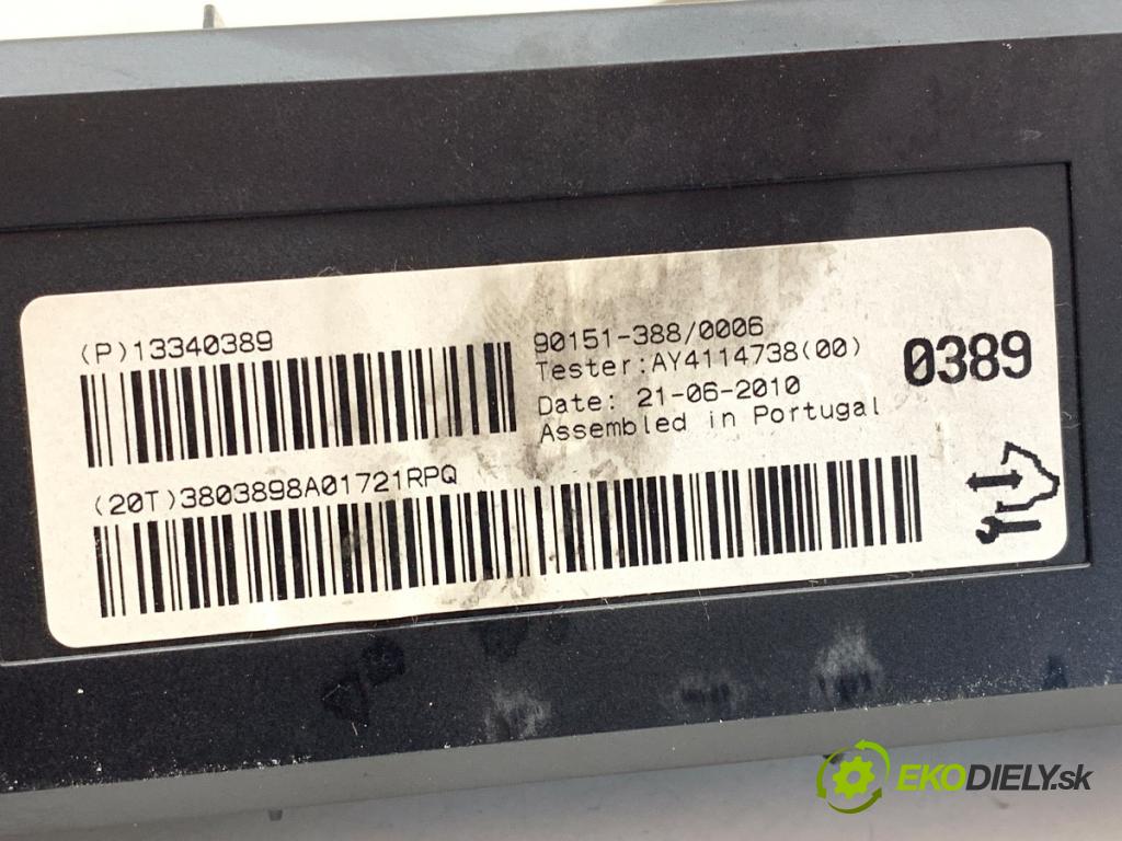 OPEL ASTRA J liftback 2010 81 kW 1.7 CDTI (68) 1686 Modul Riadiaca jednotka klimatizácie 90151388 (Kľučka dverí ostatné)