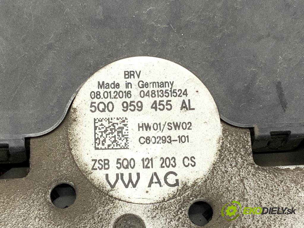 VW GOLF VII Kombi 2016 81 kW 1.6 TDI 1598 Ventilátor chladiča 5Q0121205AL (Ventilátor)