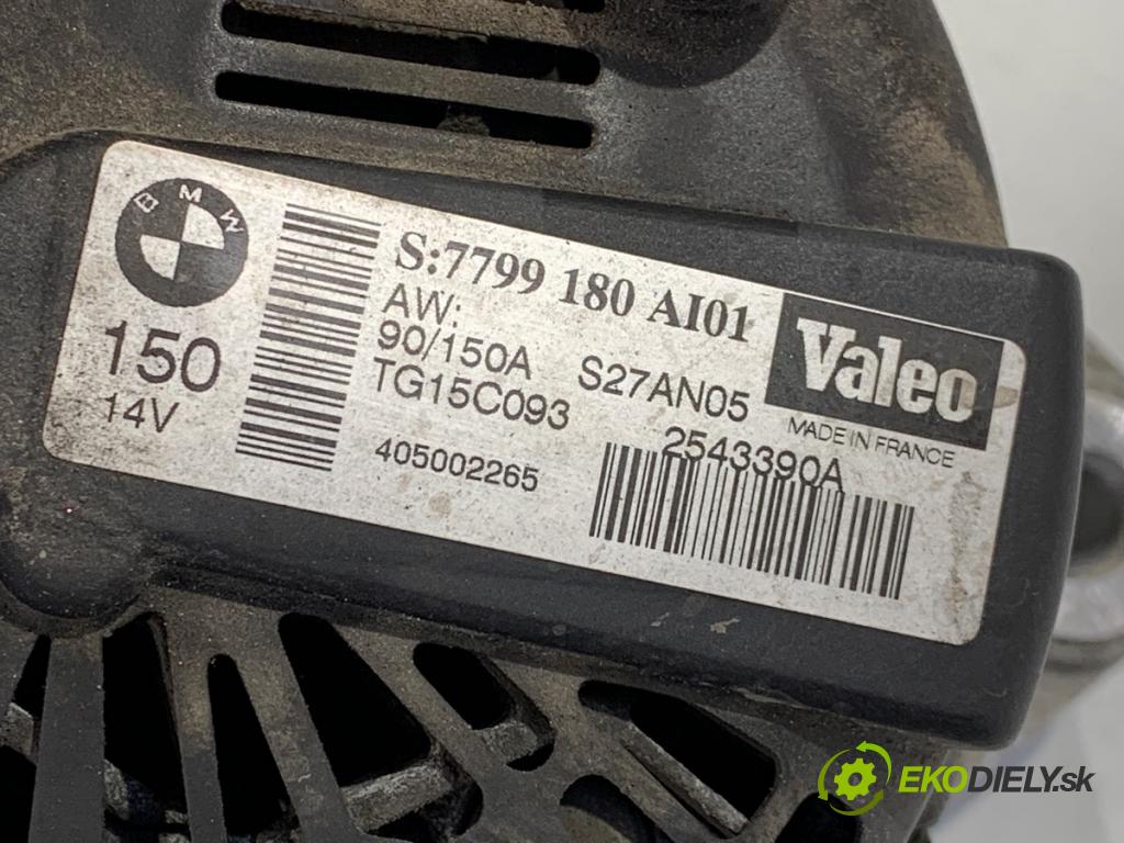 BMW E90 sedan 2006 120 kW 320 d 1995 Alternátor 7799180 (Alternátor)