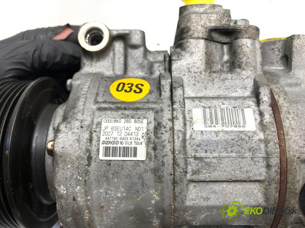 AUDI A4 B8 sedan 2008 118 kW 1.8 TFSI 1798 kompresor klimatizace 8K0260805E (Kompresor klimatizace)