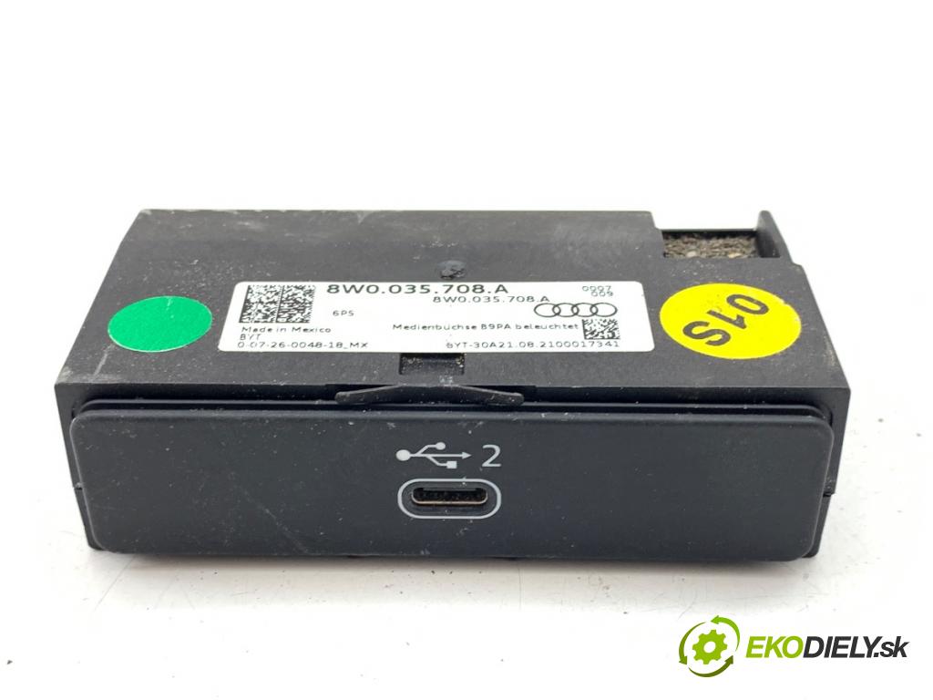 AUDI Q5 FY SUV 2021 195 kW 55 TFSI e quattro 1984 HNÍZDO: USB 8W0035708A