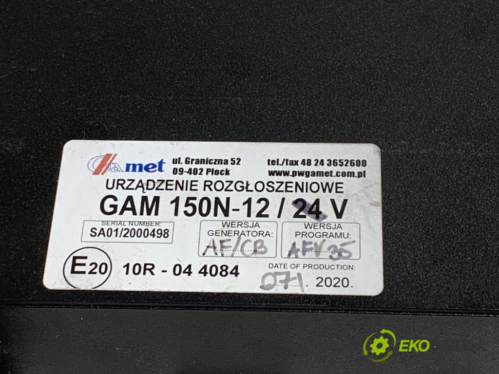 MERCEDES-BENZ SPRINTER 3,5-t Tourer Bus Autobus 2020 140 kW 319 CDI (907.733, 907.735) 2987 GENERATOR ZVUK